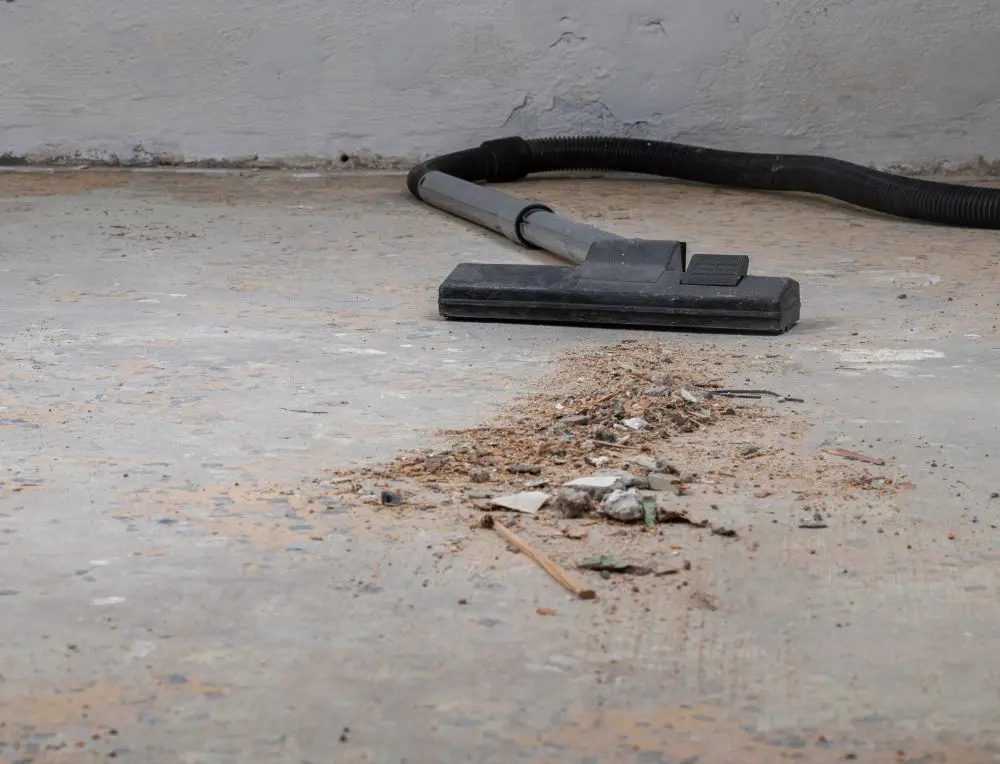 Post construction dust cleanup in a Grand Rapids commercial building